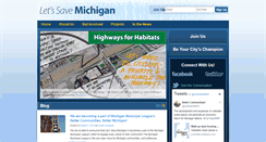 Desktop Screenshot of letssavemichigan.com